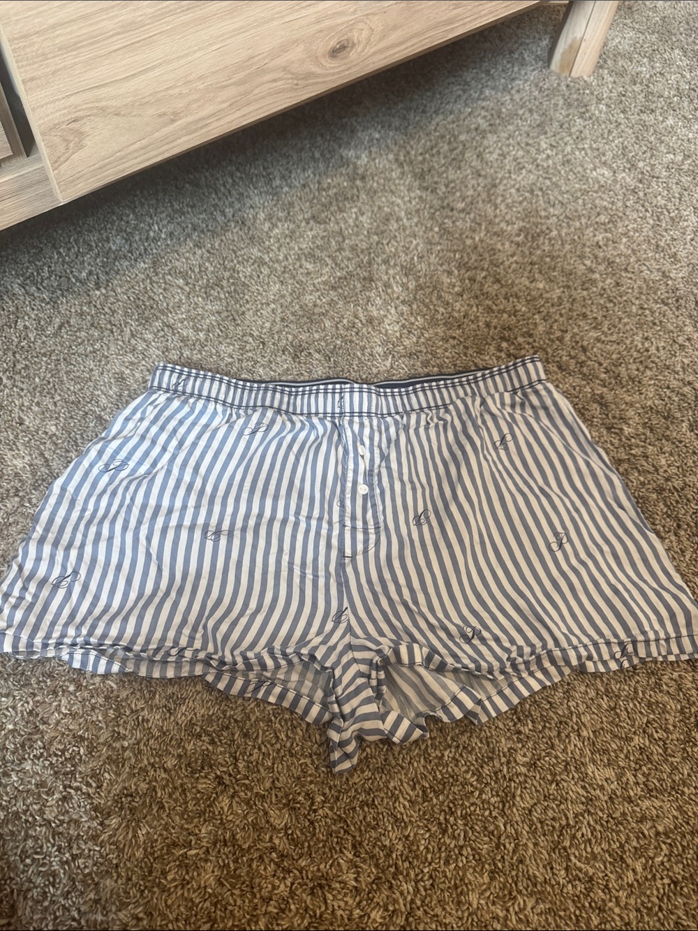 PINK silky sleep boxy pajama shorts